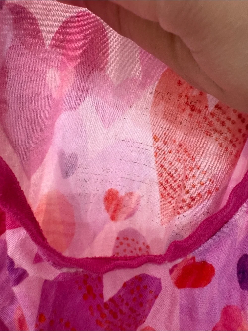 Little sleepies pink hearts
